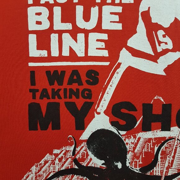 MOLSON CANADIAN Tee Shirt Large US L EDMONTON OILERS Hockey 1996 Steve Yzerman - Picture 9 of 12